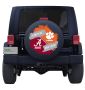 Alabama Crimson Tide & Clemson Tigers House Divided Tire Cover front View