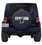 250 Freedom Flag Tire Cover for Broncos and Jeeps