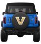 Vanderbilt University  Ford Bronco Tire Cover on Black or White Vinyl