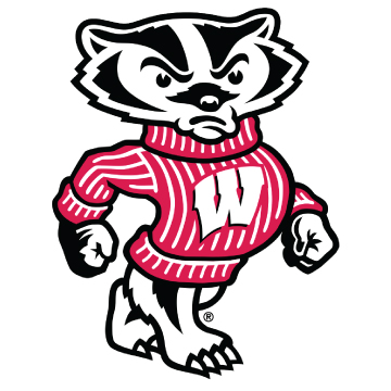 University of Wisconsin Bucky the Badger Logo