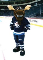 Winnipeg Jets Mick E. Moose Mascot