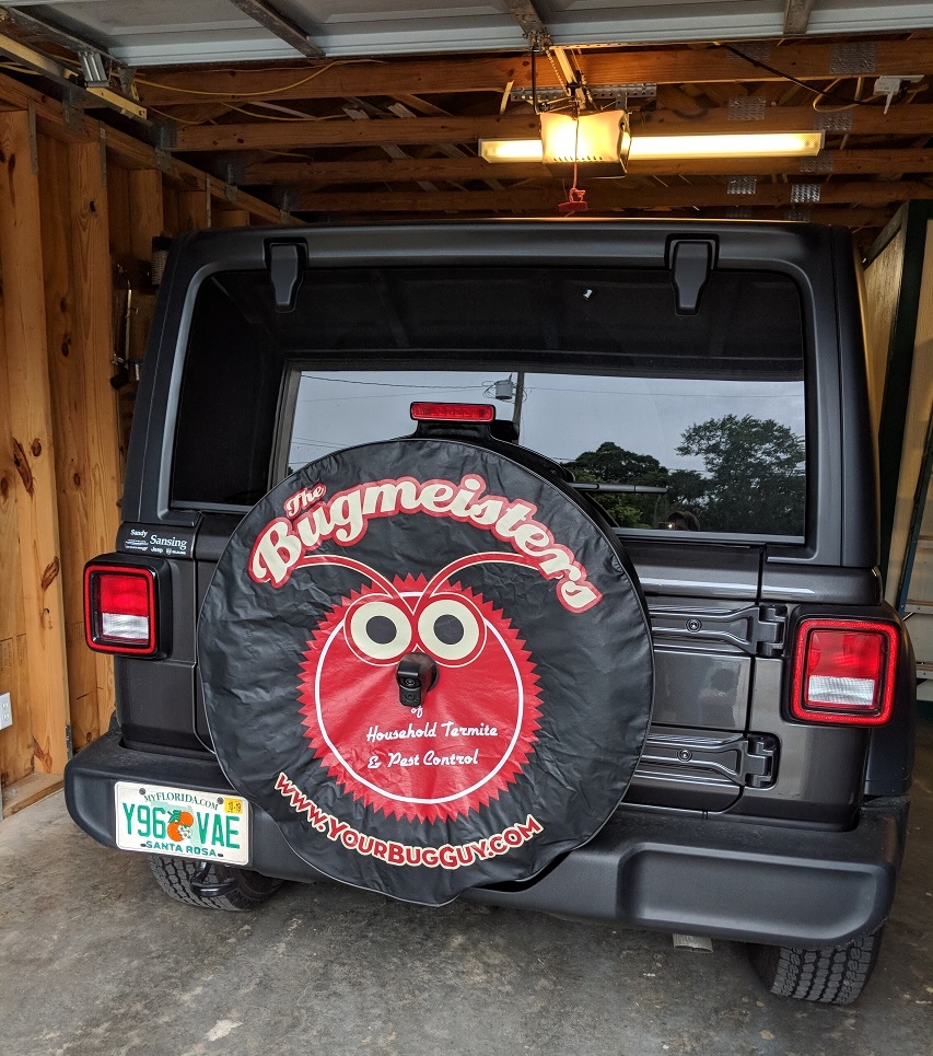 Advertise your business with a tire cover