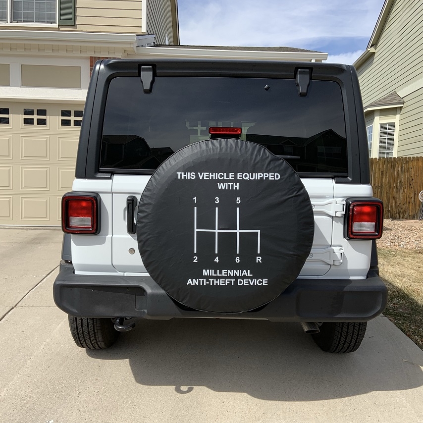 Millenial Anti Theft Tire Cover