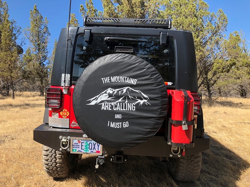 The Mountain Are Calling Tire Cover