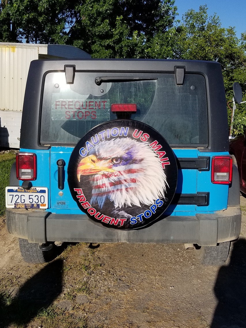 U.S. Mail Carrier Eagle Tire Cover