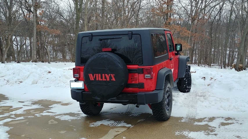 Willys custom tire cover