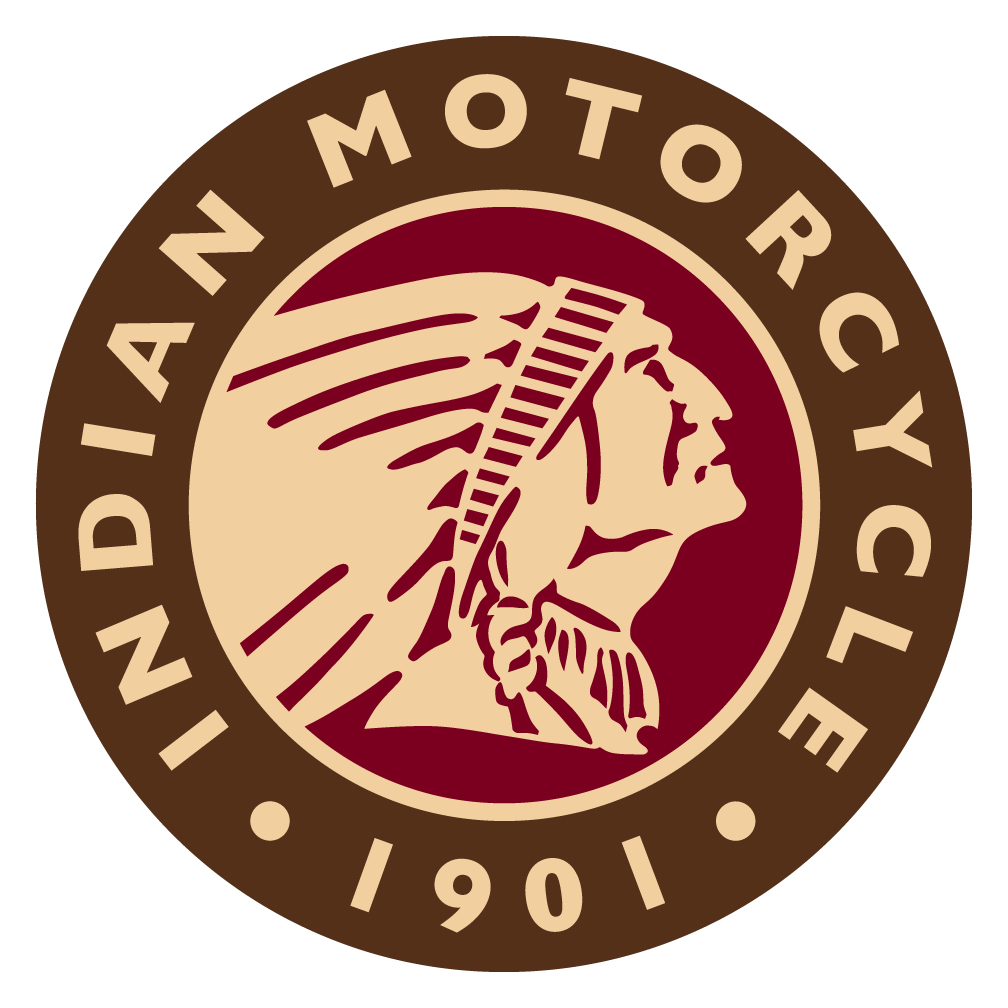 Indian Motorcycles Established Logo 1901 Round Spare Tire Cover with Logo